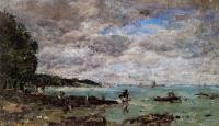 Boudin, Eugene - The Coastline at Plougastel